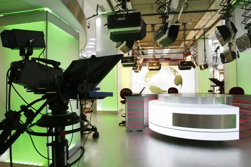 Professional AV production setup